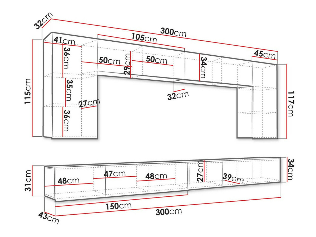 Woonkamerset Tivdalu 135 (Gouden eik)