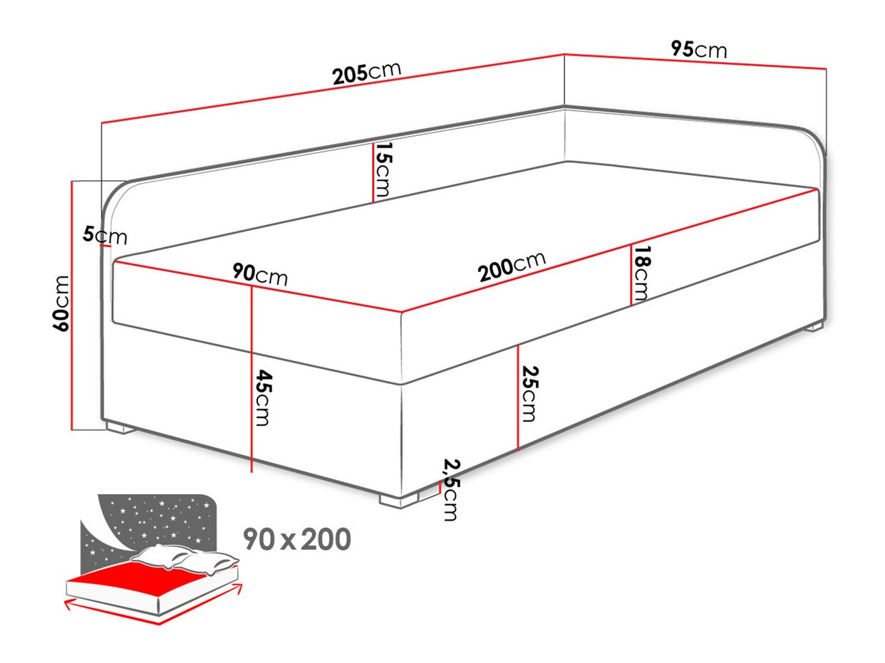 Bed Noma (Lux 23 + Lux 06)