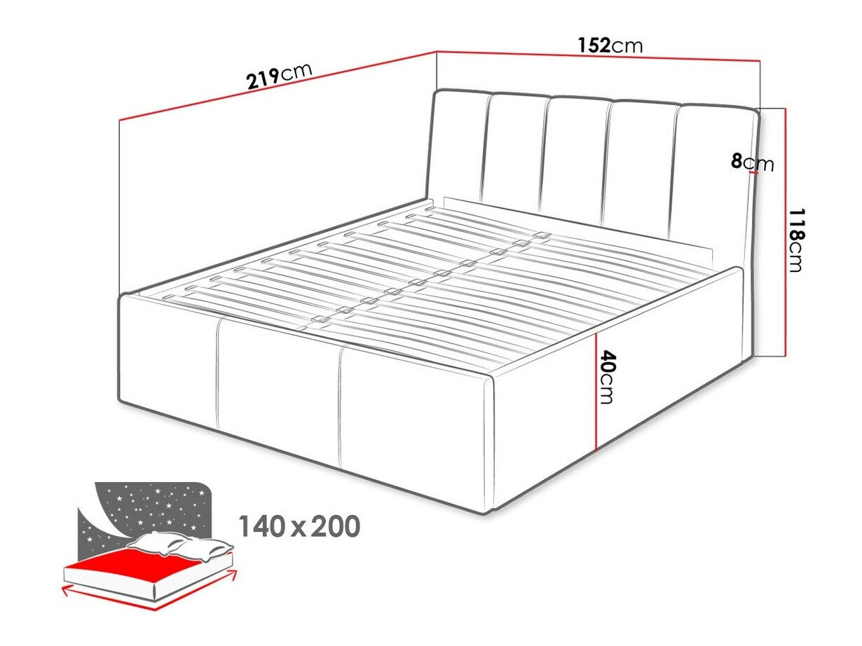 Bed ComfiDream 167 (Fresh 01)