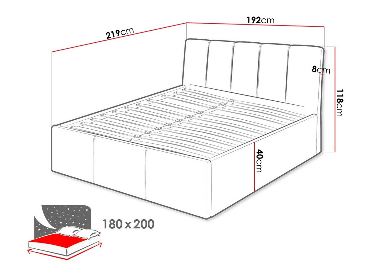 Bed ComfiDream 167 (Fresh 01)