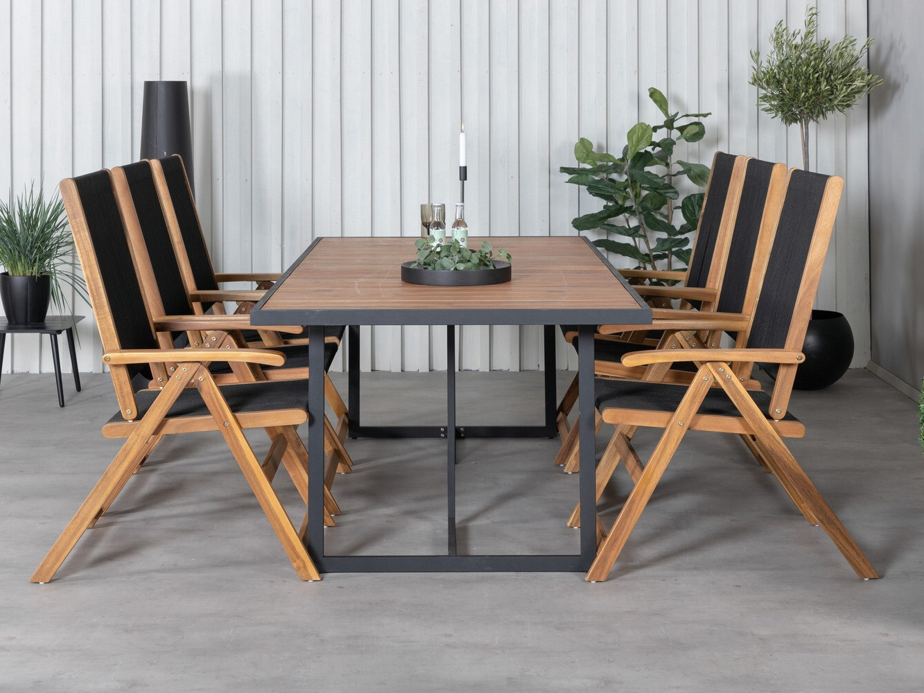 Tafel en stoelen set Dallas 2905