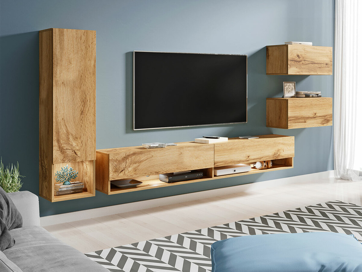 Woonkamerset Sarasota 124 (Wotan eik)