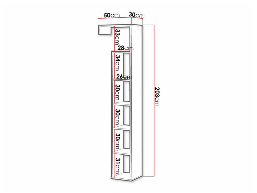 Boekenkast Florevi 110