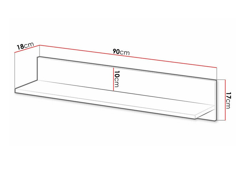 Wandplank Florevi 108