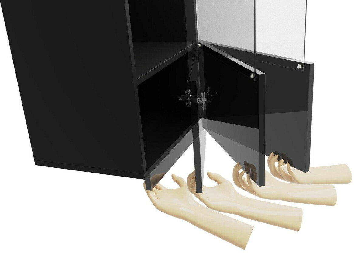 Woonkamerset Tivdalu 107 (Gouden eik + Wit + Glanzend wit)