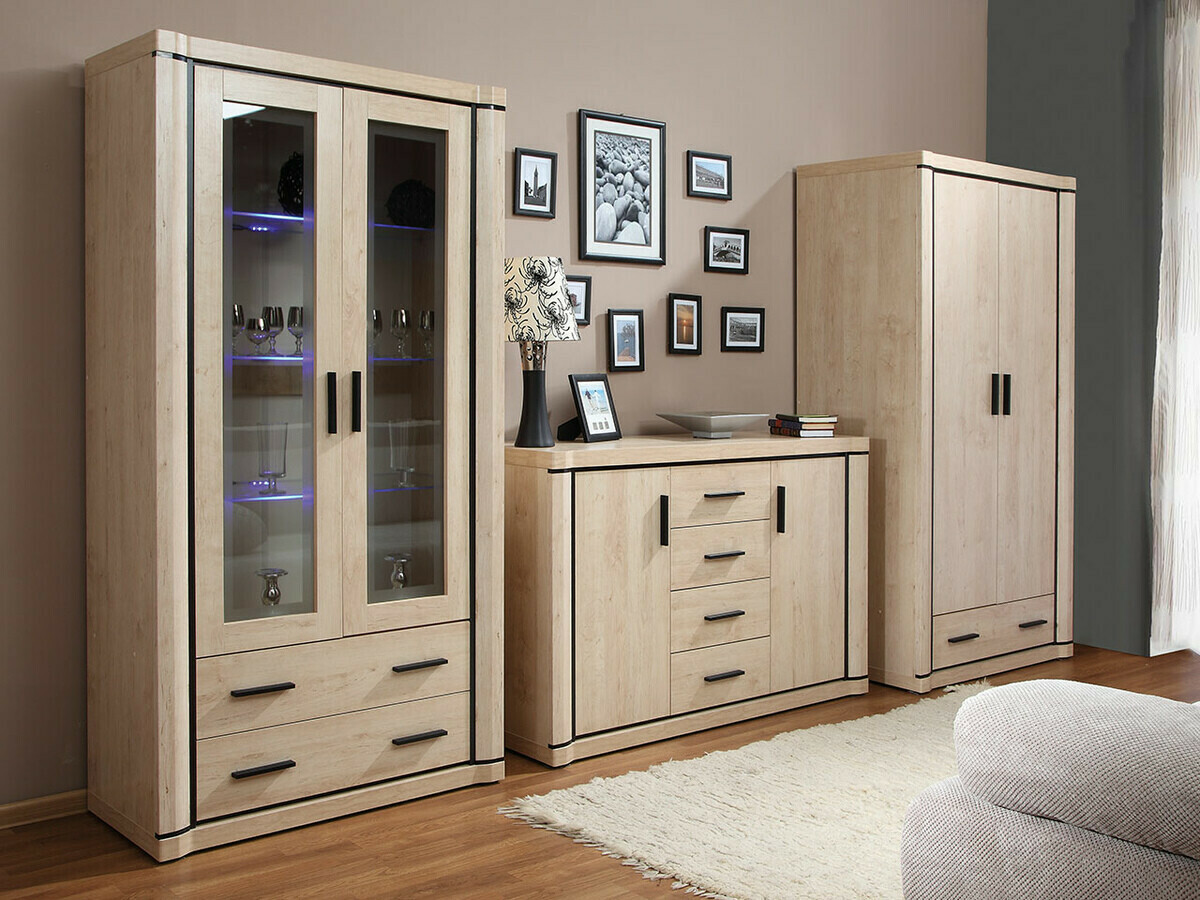 Woonkamerset Lorelie 125 (Sonoma eik)