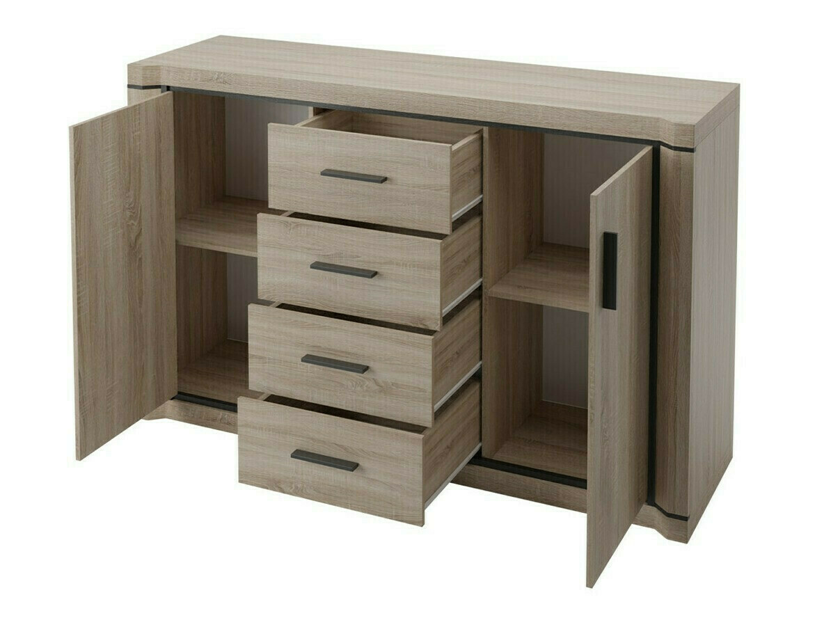 Woonkamerset Lorelie 125 (Sonoma eik)