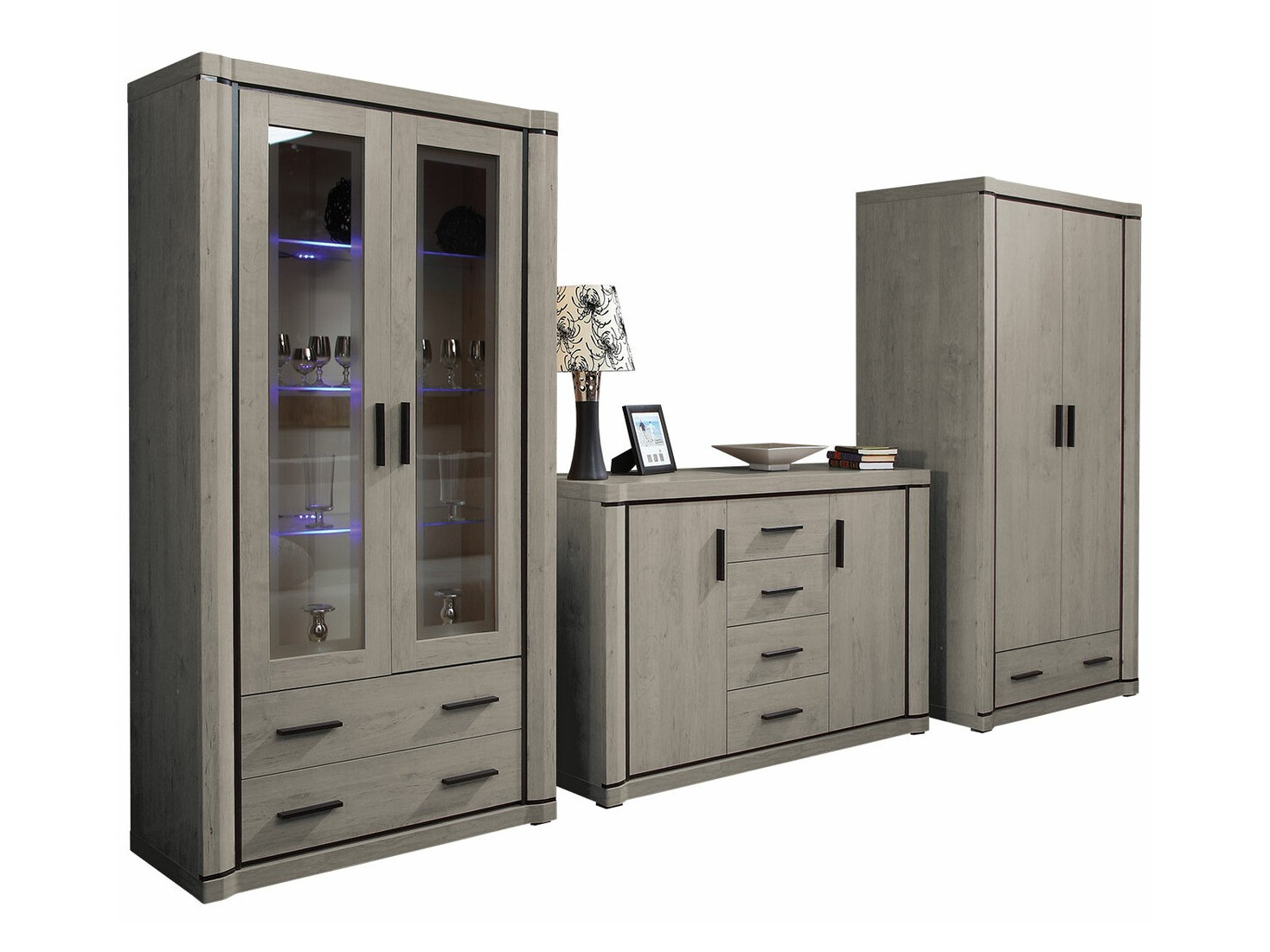 Woonkamerset Lorelie 125 (Truffel eiken)