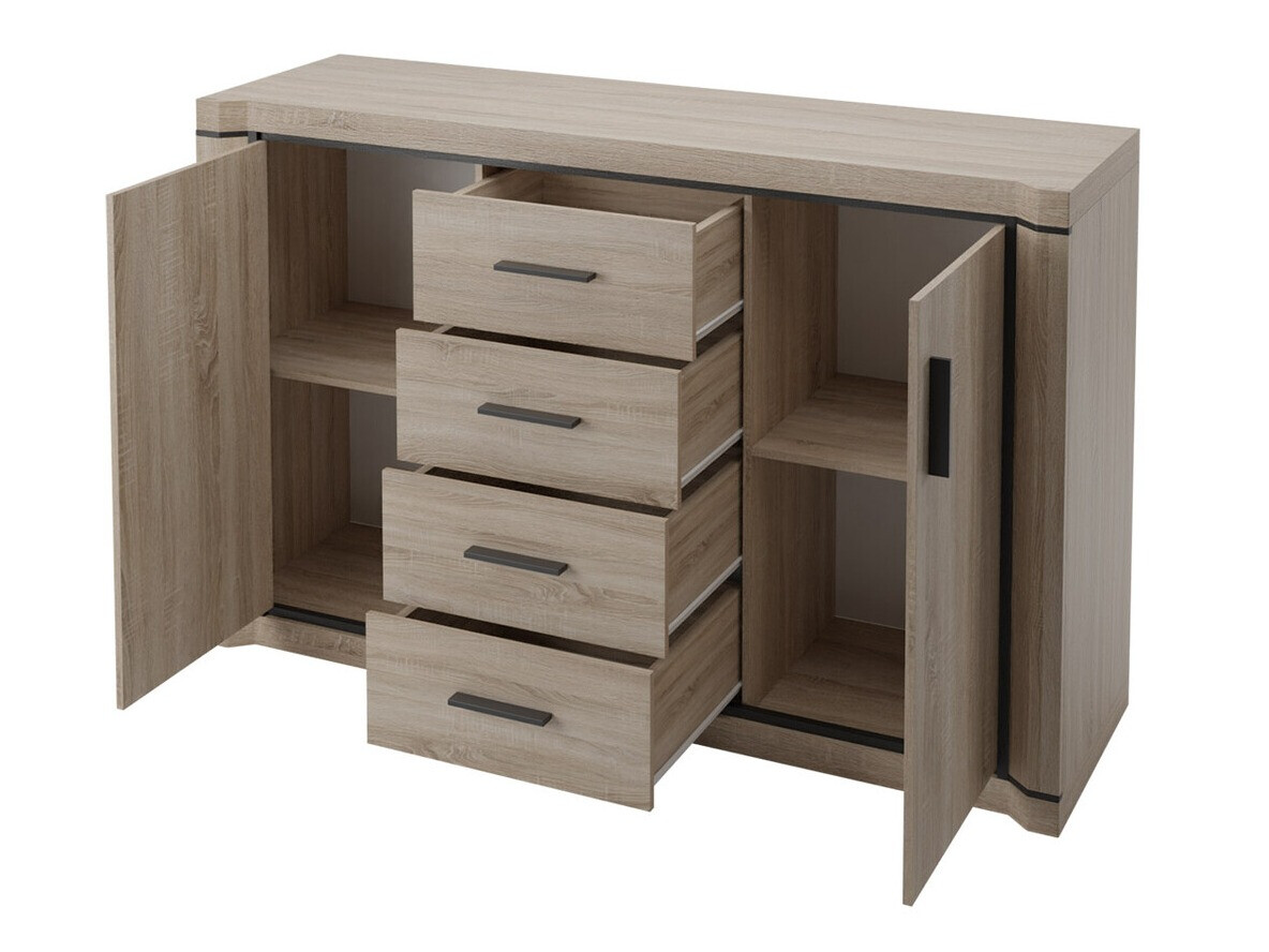 Woonkamerset Lorelie 125 (Truffel eiken)