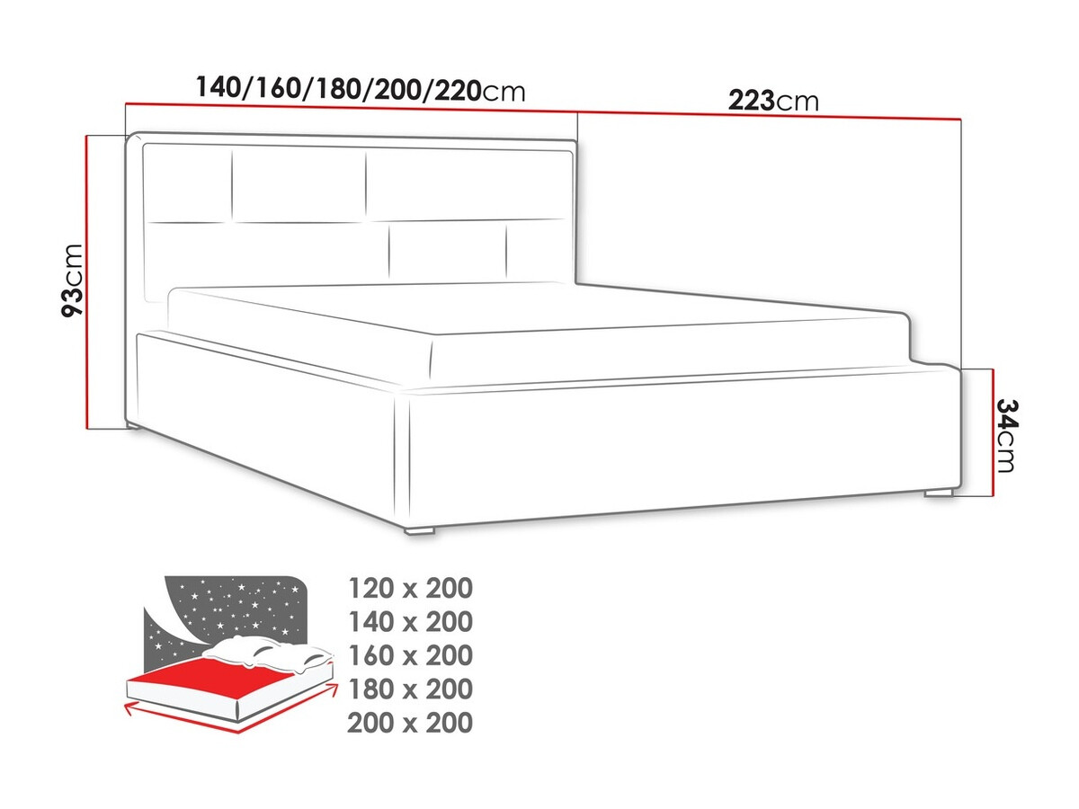 Bed Pomona 105 (Victoria 14 863)