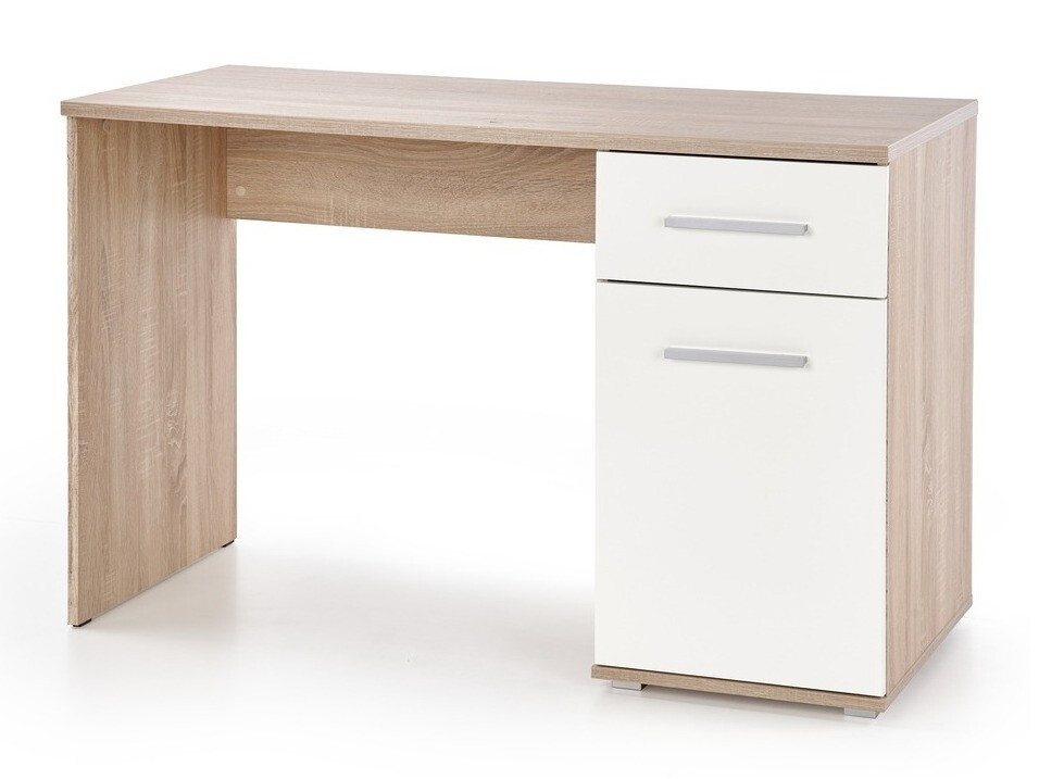 Bureau Cirveso 114 (Sonoma eik + Glanzend wit)