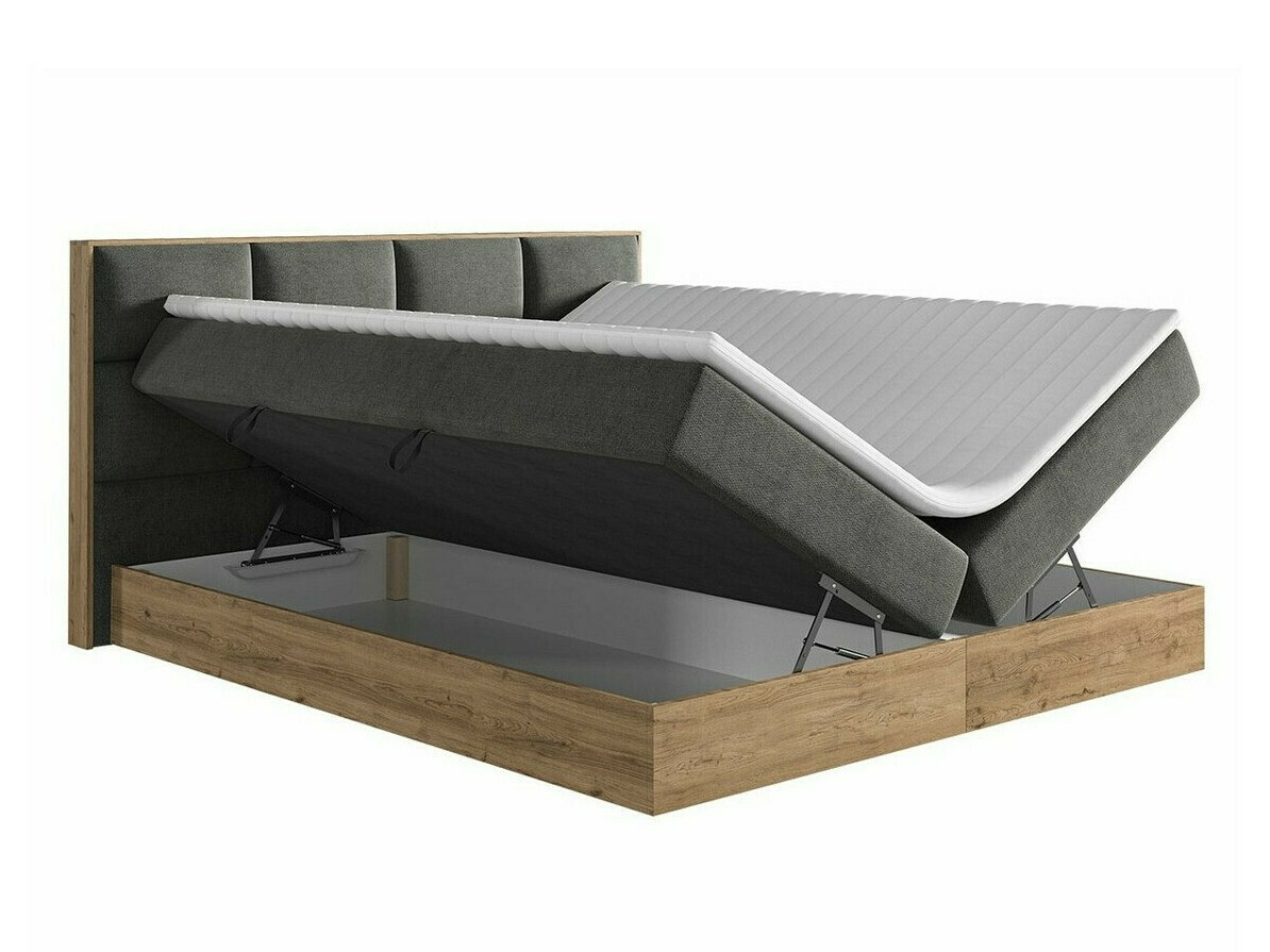 Boxspring ComfiDream 165 (Gouden eik + Soro 28)