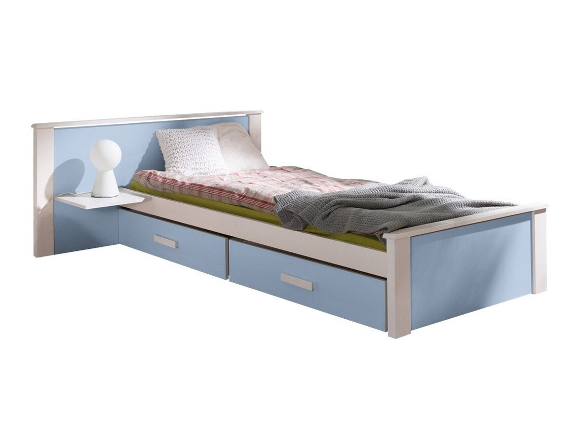 Bed Henderson 117 (Wit + Blauw)