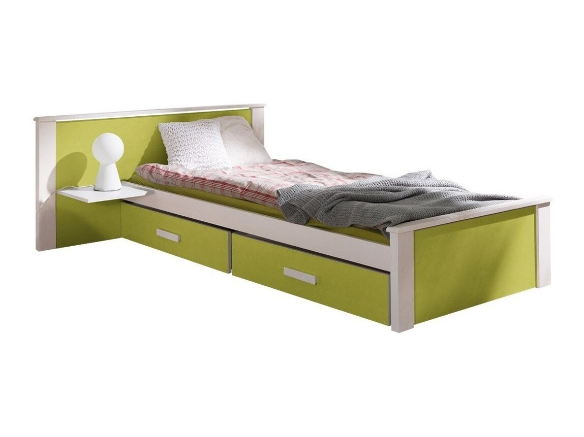 Bed Henderson 117 (Wit + Groen)