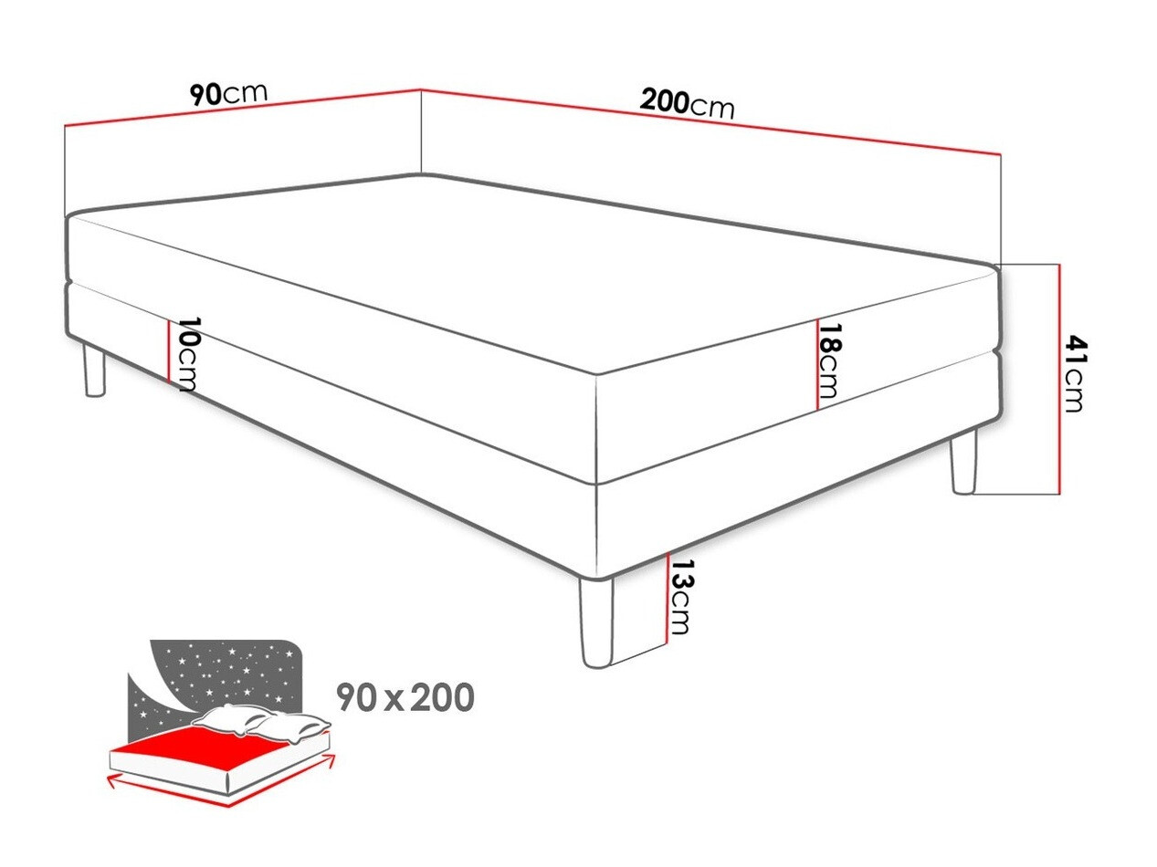 Bed Memphis 126 (Rico 01)