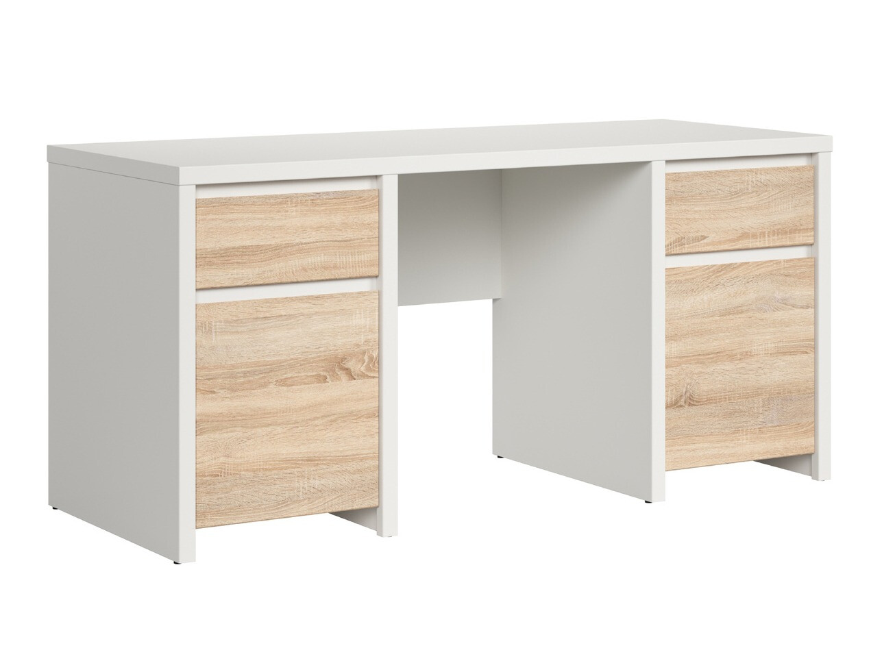 Bureau Nolroma 101 (Wit + Sonoma eik)