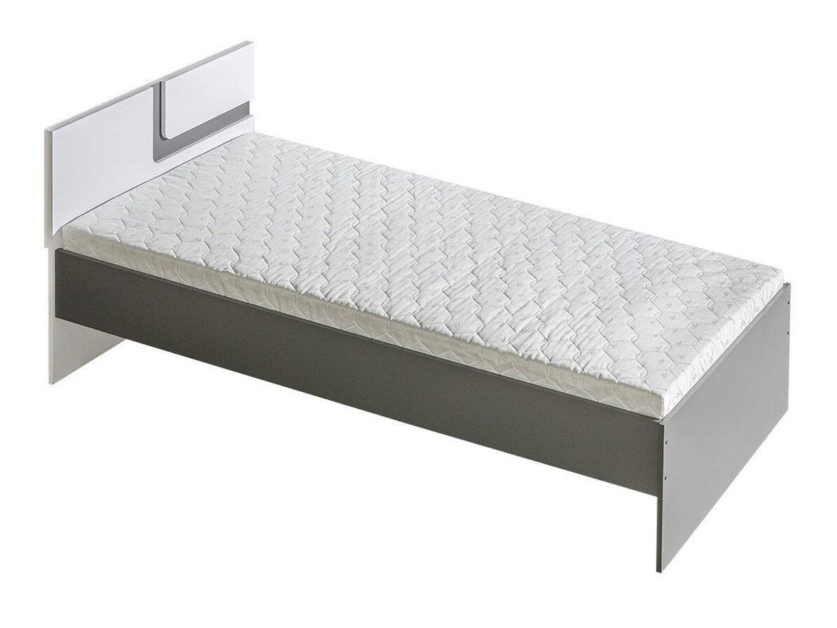 Bed Aviseve 103 (Antraciet + Wit)
