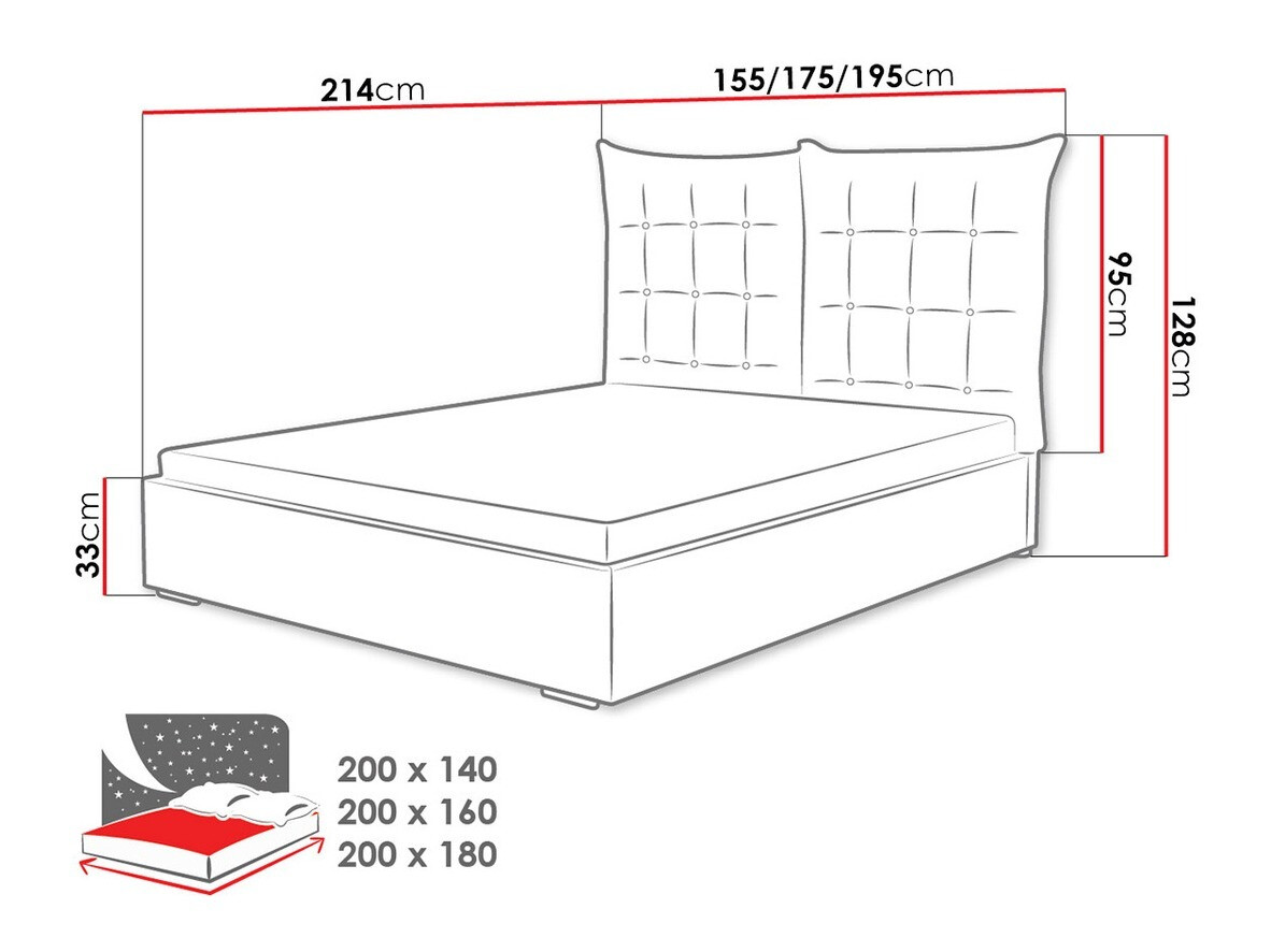 Bed Florence 104 (Baku 2917)