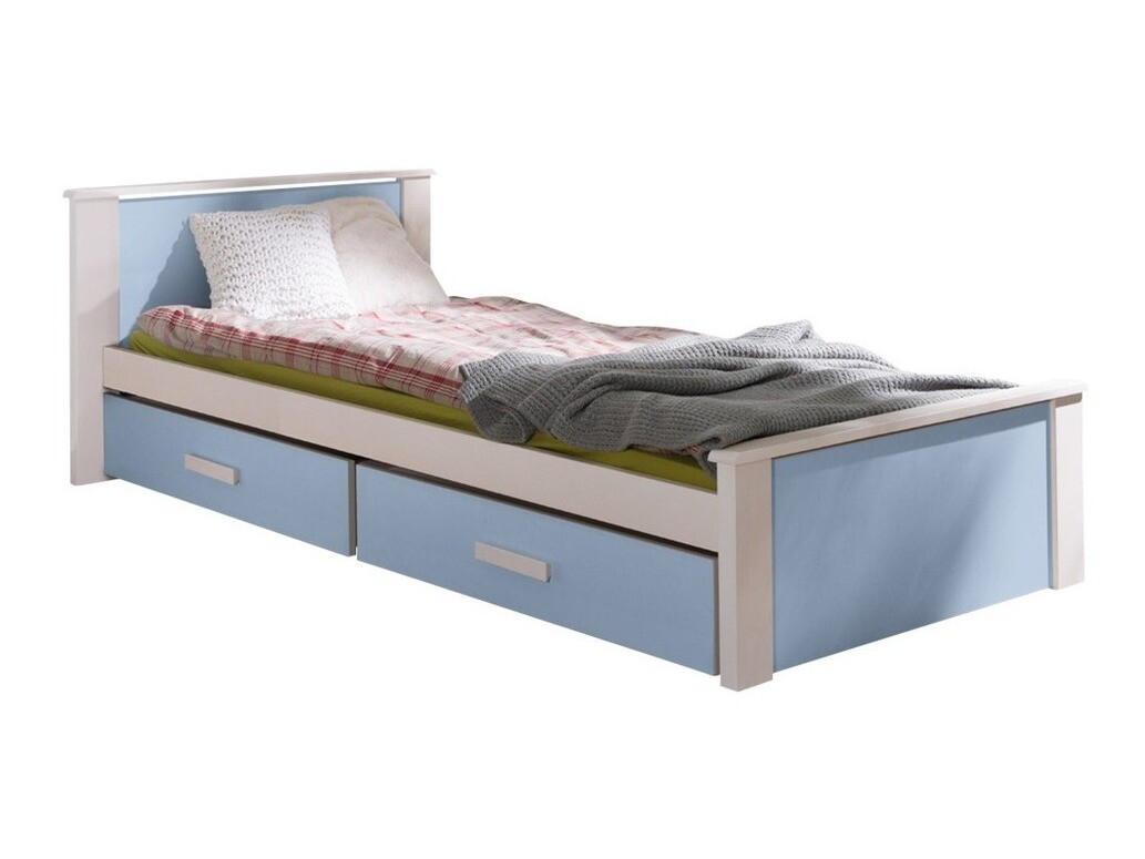 Bed Henderson 115 (Wit + Blauw)