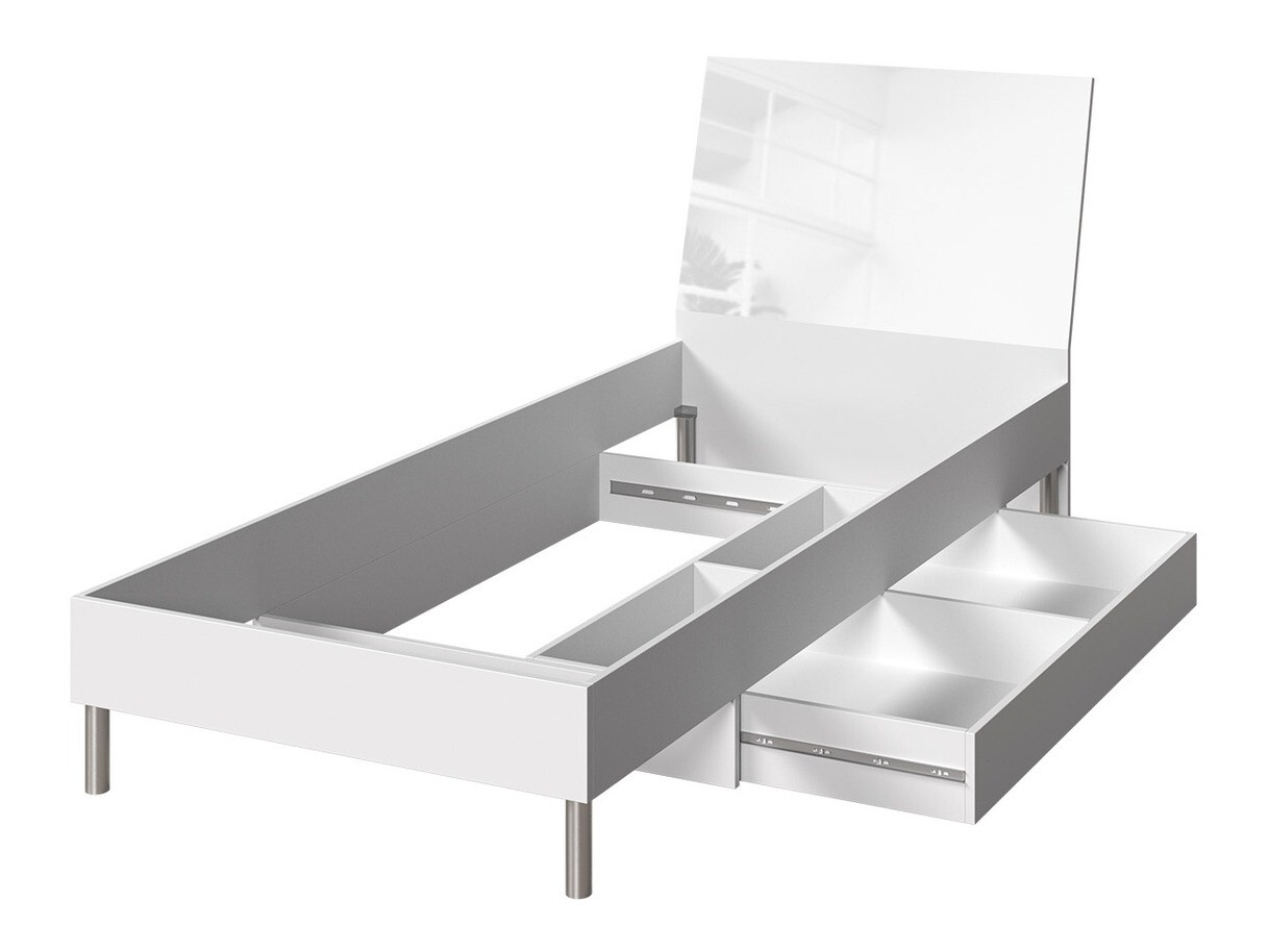 Bed Salmere 101 (Wit + Glanzend wit)