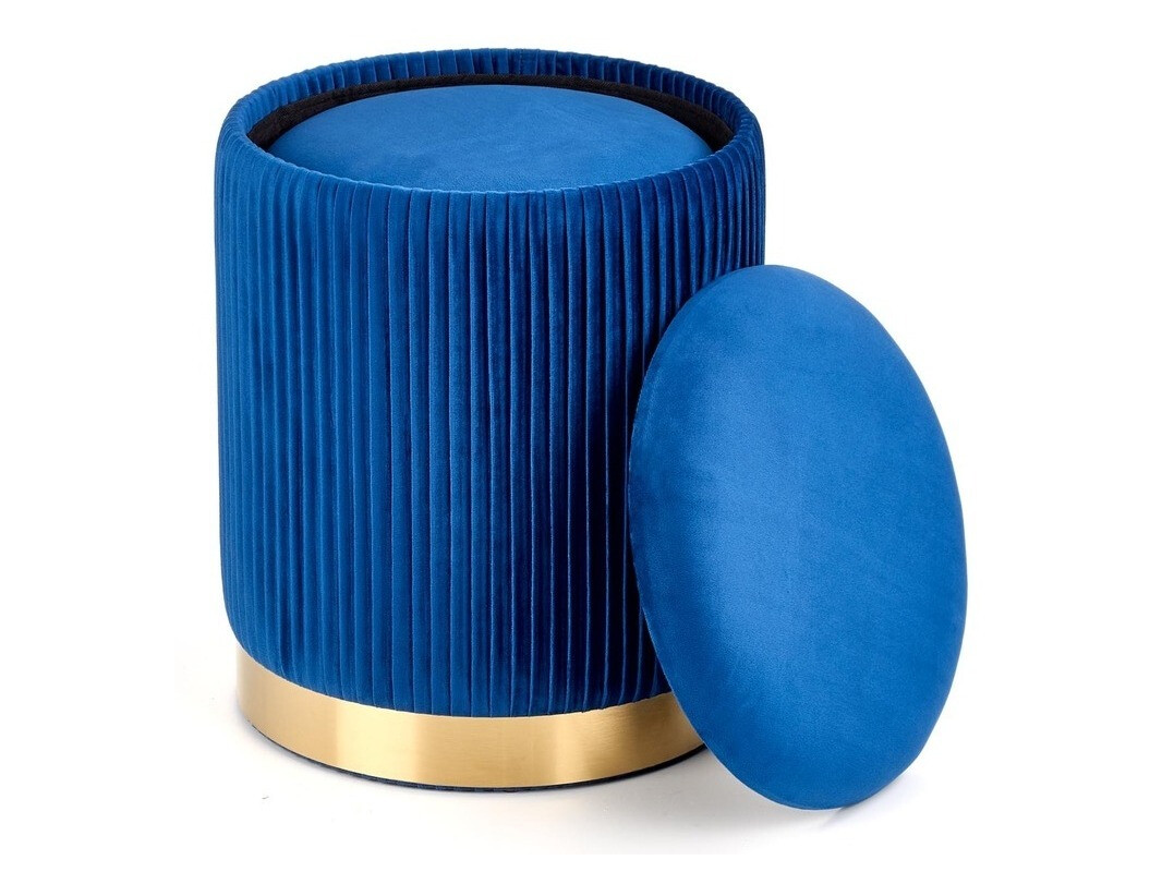 Set poefs Houston 1153 (Donkerblauw)