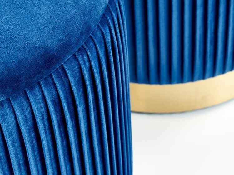 Set poefs Houston 1153 (Donkerblauw)