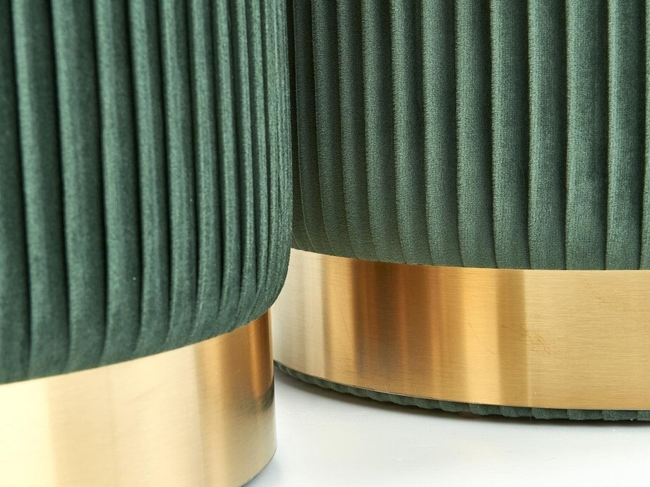 Set poefs Houston 1153 (Donkergroen)