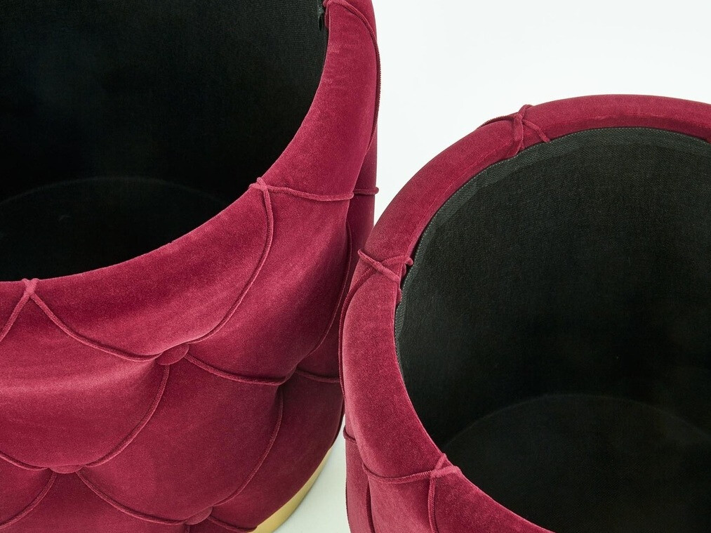 Set poefs Houston 1154 (Bordeaux)