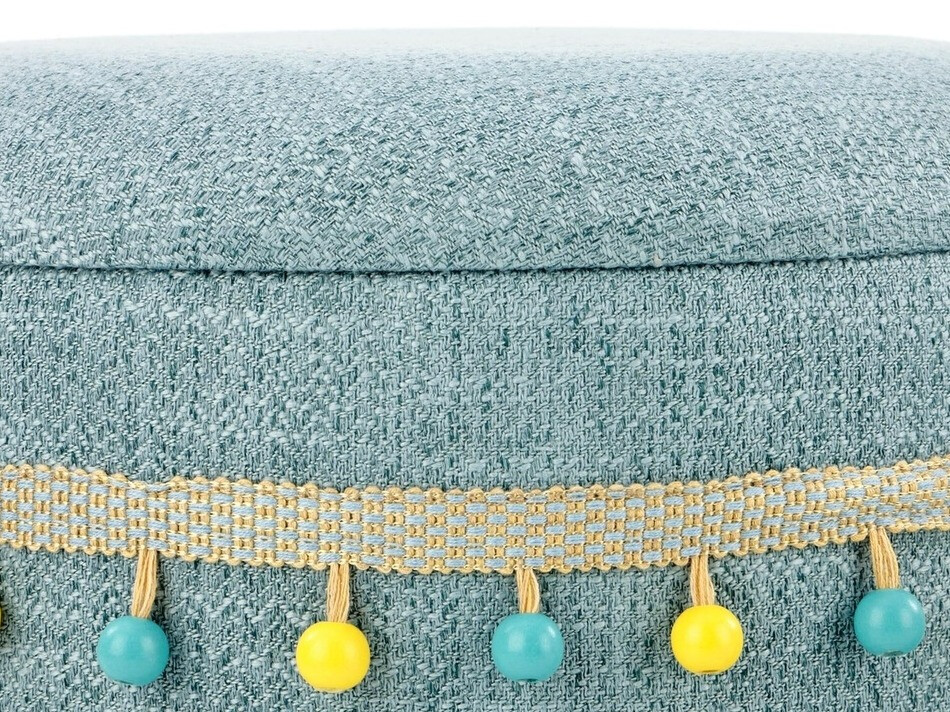 Set poefs Houston 1155 (Lichtblauw)