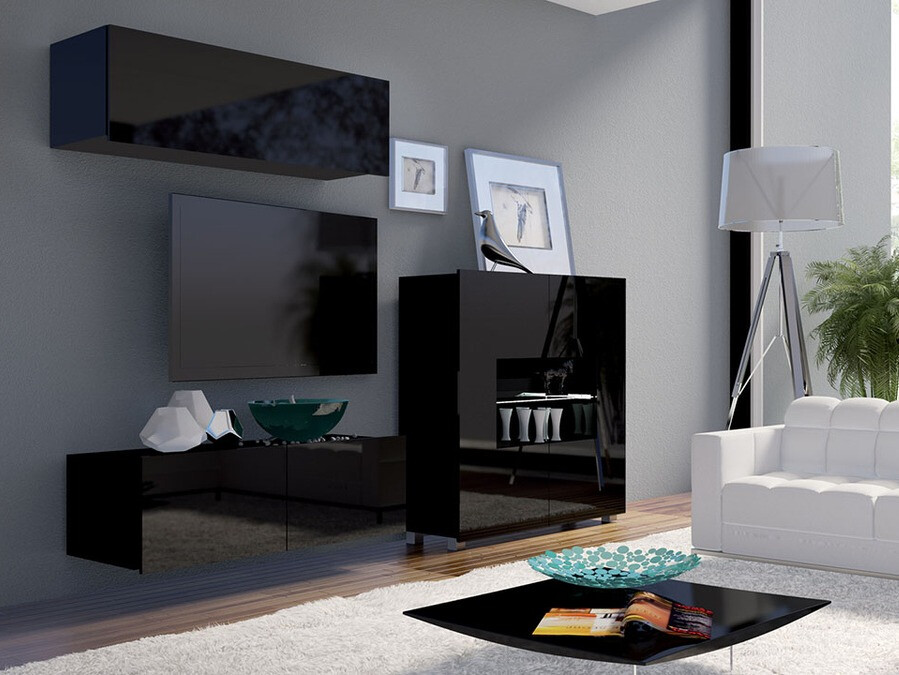 Woonkamerset Tivdalu 113 (Zwart)