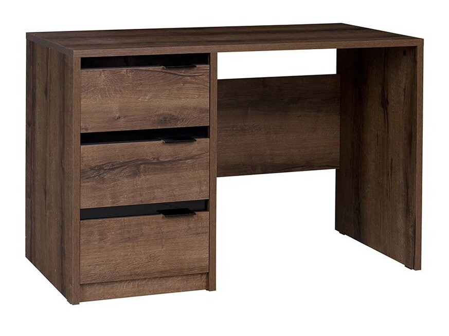 Bureau Fivelbo 100 (Klooster eik + Glanzend zwart)