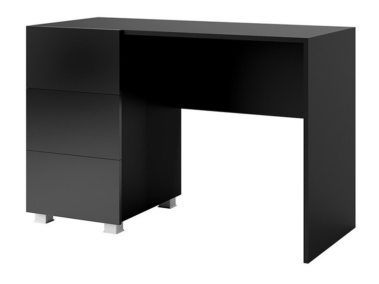 Bureau Tivdalu 122 (Zwart + Glanzend zwart)