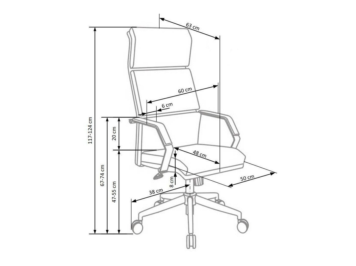 Bureaustoel Houston 188