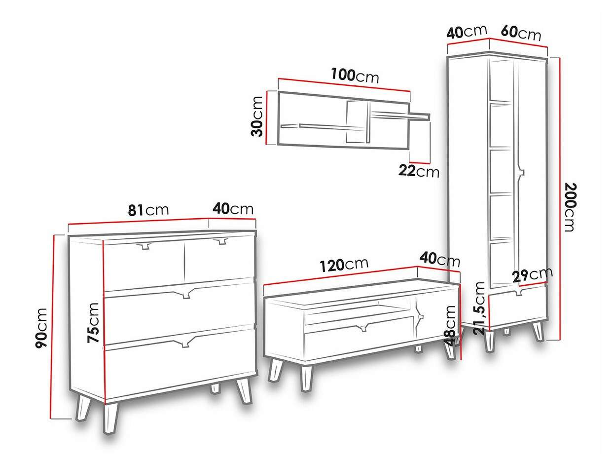 Woonkamerset Etrmoru 144