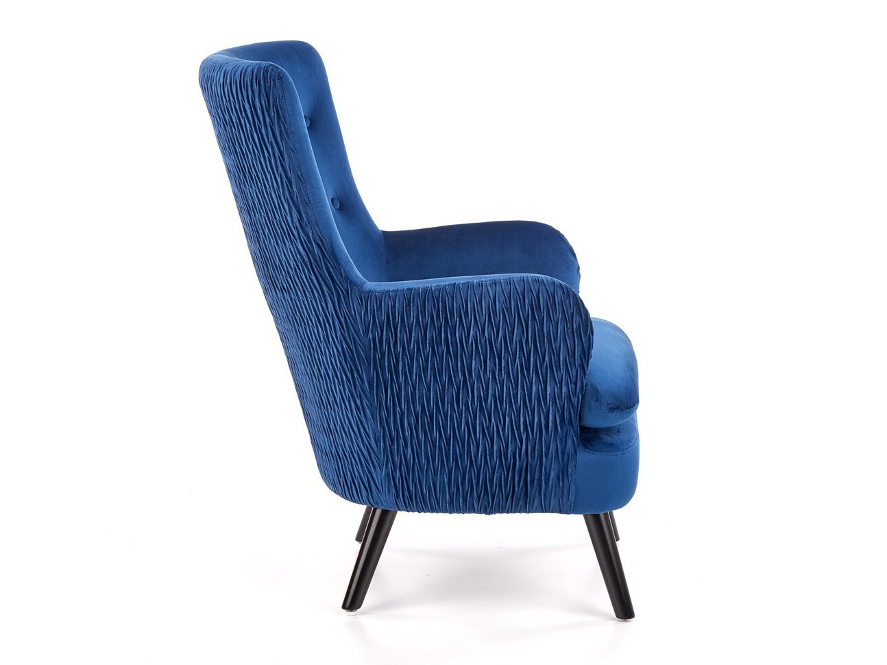 Fauteuil Houston 838 (Donkerblauw + Zwart)