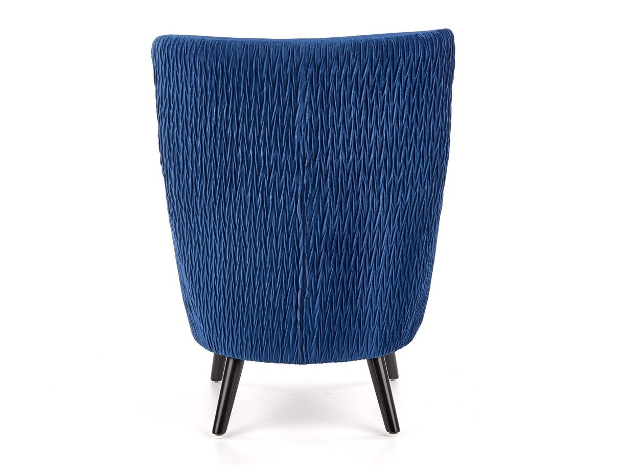 Fauteuil Houston 838 (Donkerblauw + Zwart)