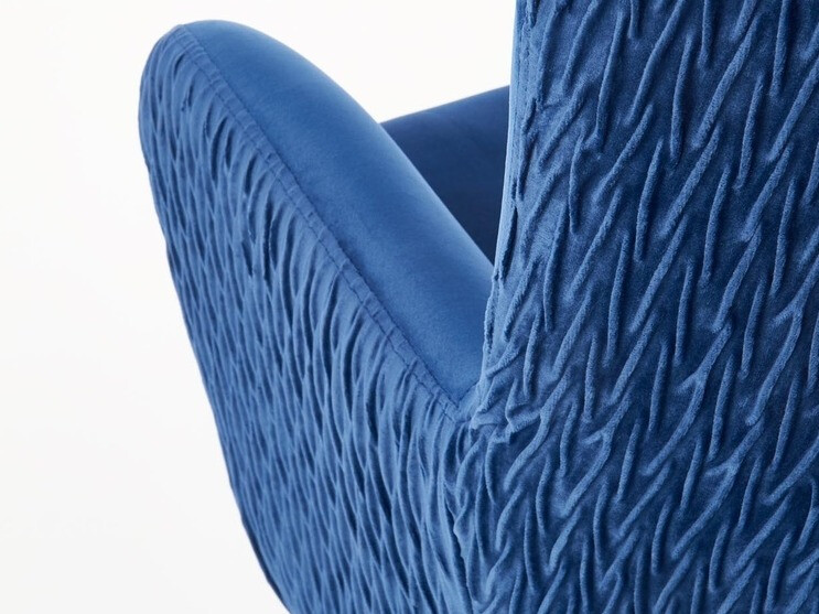 Fauteuil Houston 838 (Donkerblauw + Zwart)