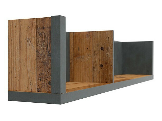 Wandplank Belsera 109 (Bruin + Matera grijs)