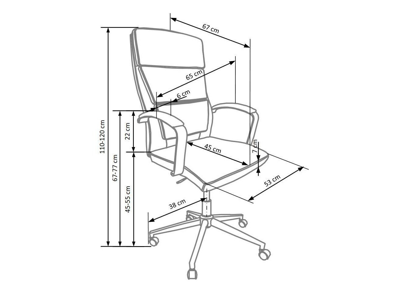 Bureaustoel Houston 227