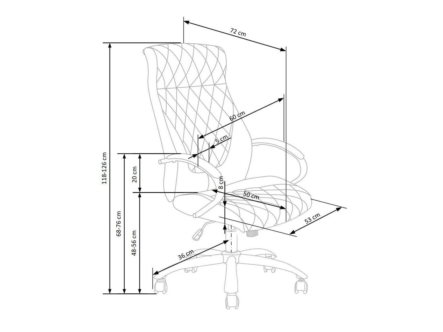 Bureaustoel Houston 392