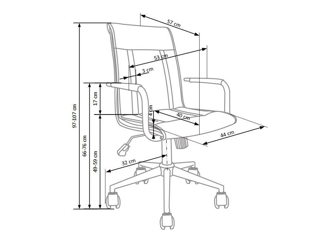 Bureaustoel Houston 435