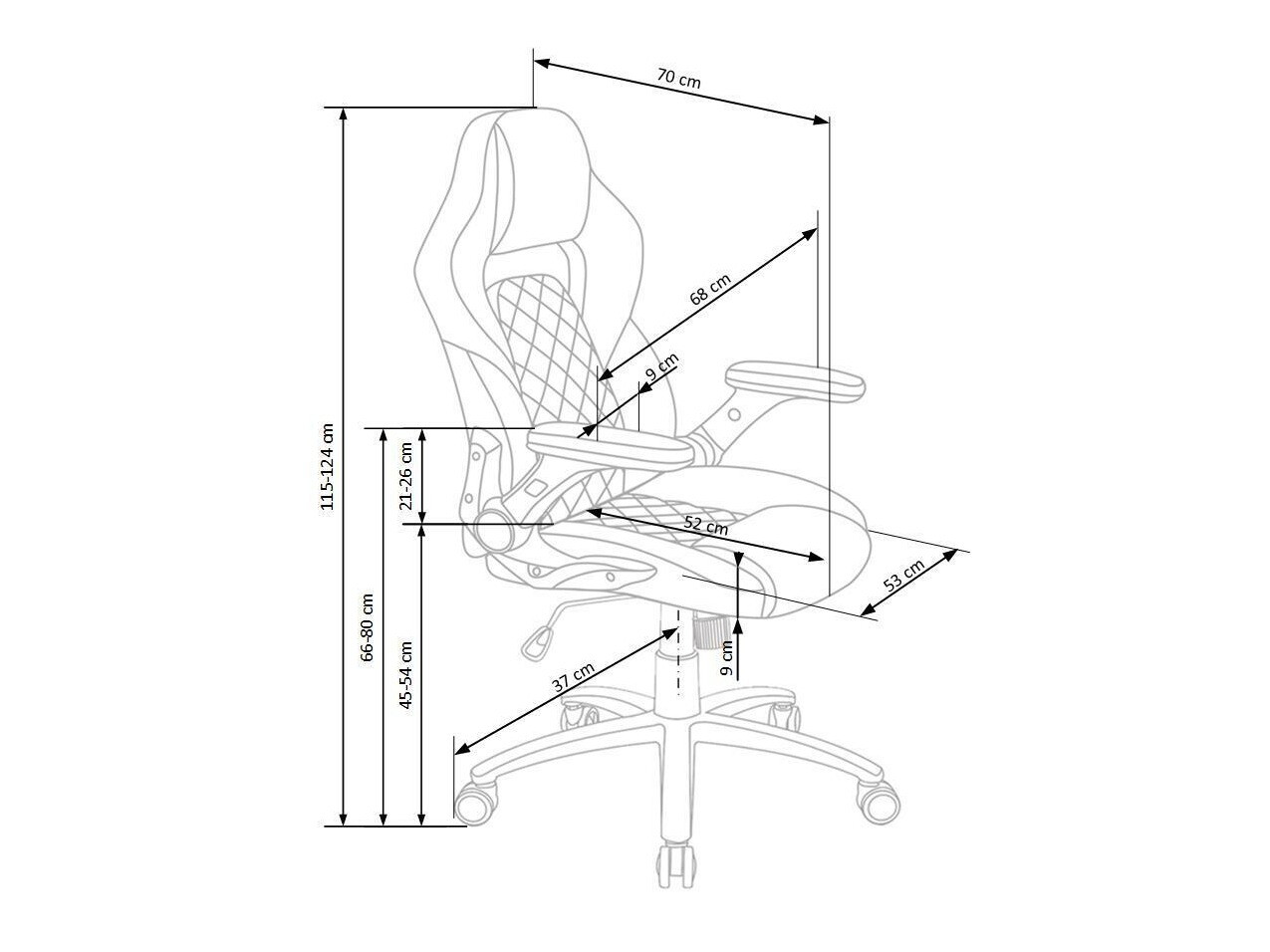 Bureaustoel Houston 481