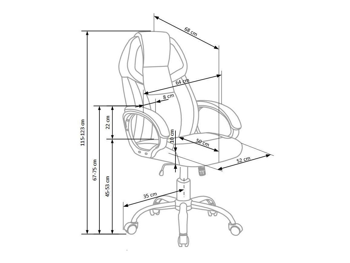 Bureaustoel Houston 389