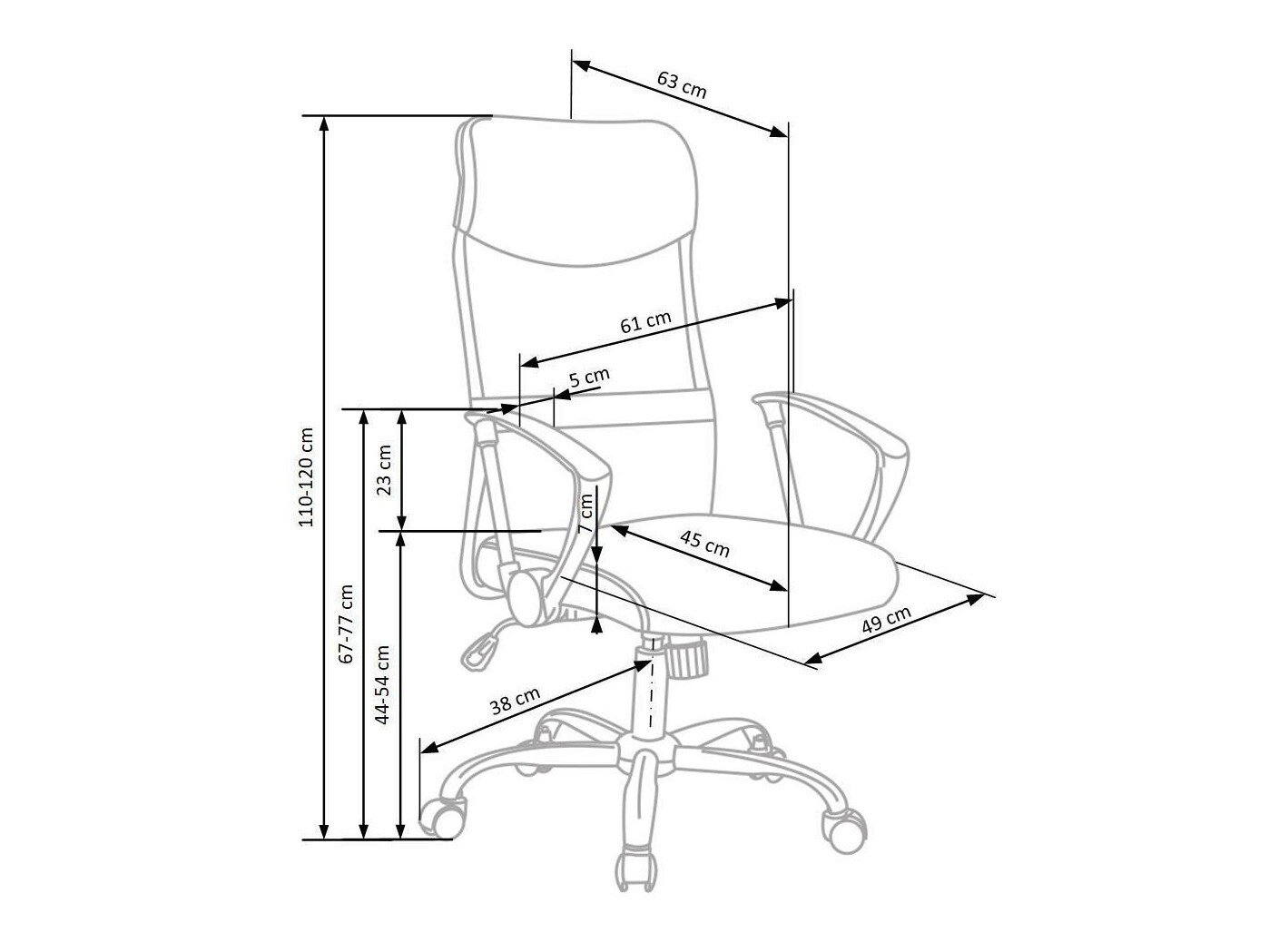 Bureaustoel Houston 430