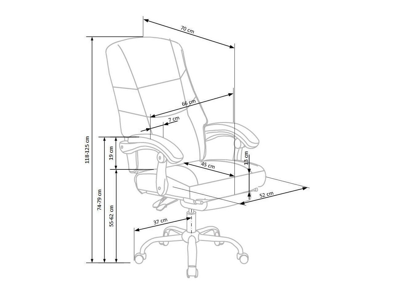 Bureaustoel Houston 437