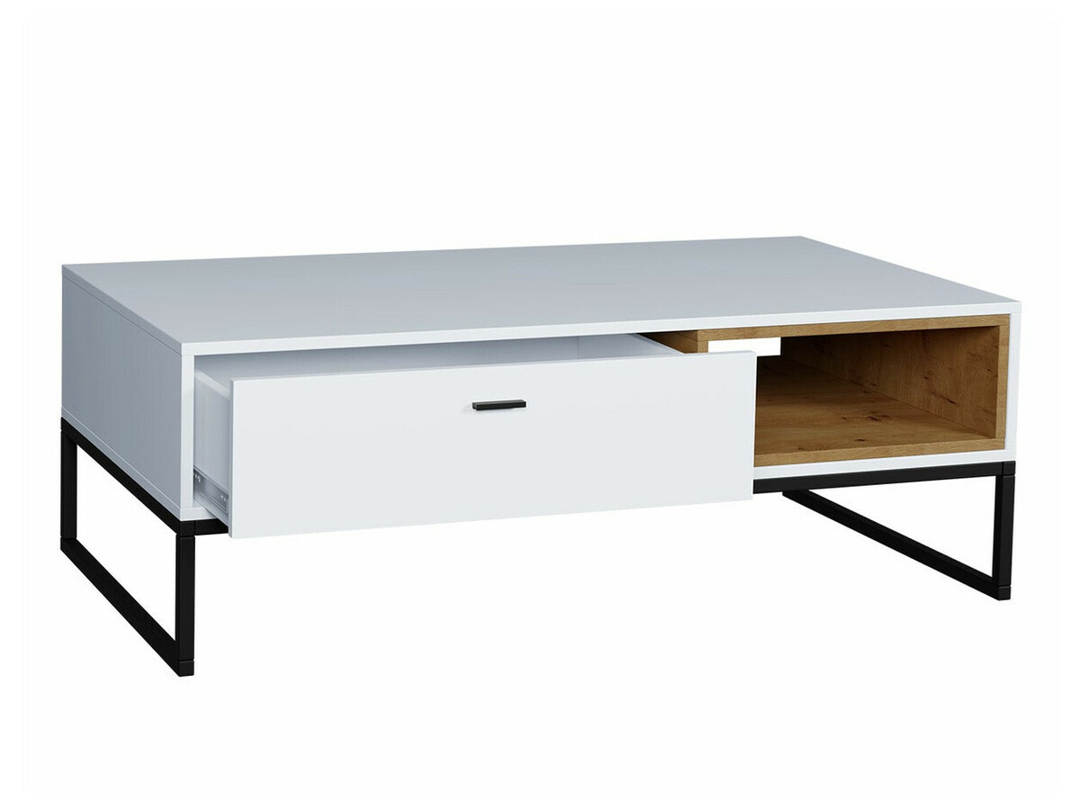 Woonkamerset Baltesi 108 (Artisan eiken + Zwart)