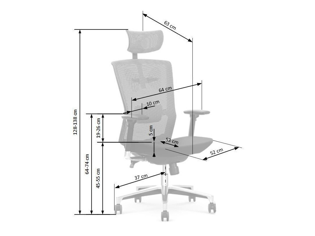 Bureaustoel Houston 388