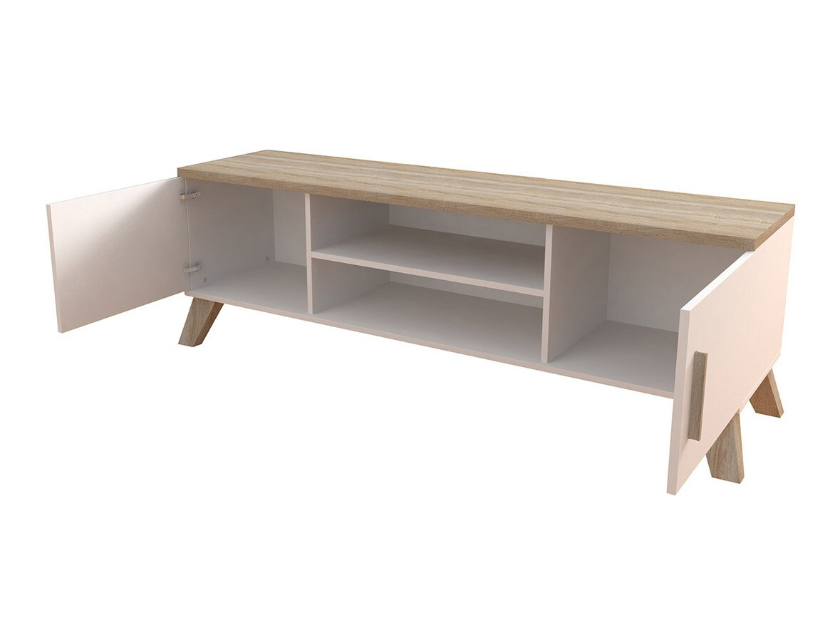 Woonkamerset Larfloi 113 (Wotan eik + Zwart)