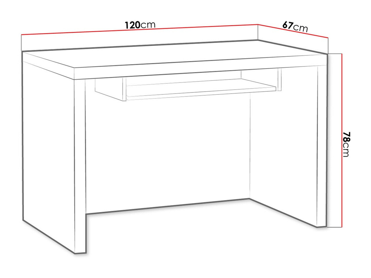 Bureau Fiomeri 121 (Eik santana donker)