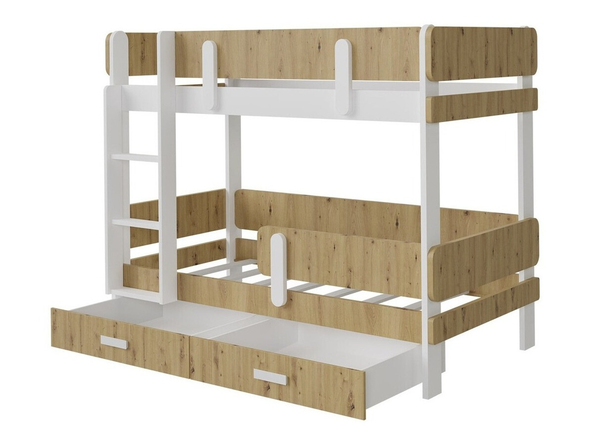 Stapelbed Henderson 144 (Wit + Grijs)